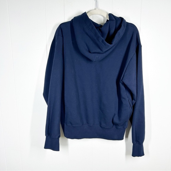 Lushanghai Bull Graphic Navy Long Sleeve Hoodie Medium - Picture 2 of 7